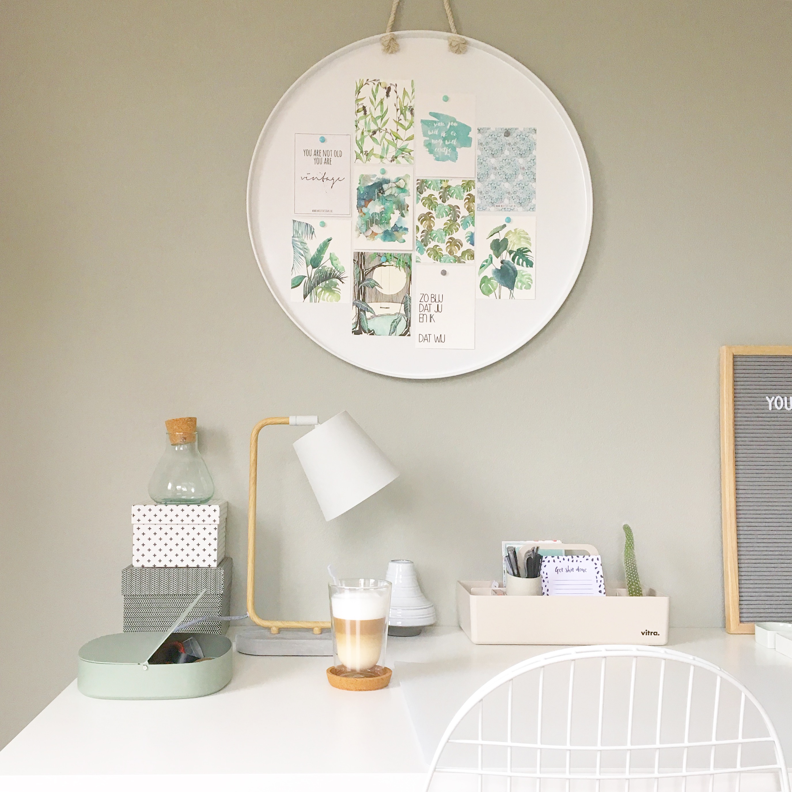 werkkamer hobby kamer byboo magneetbord